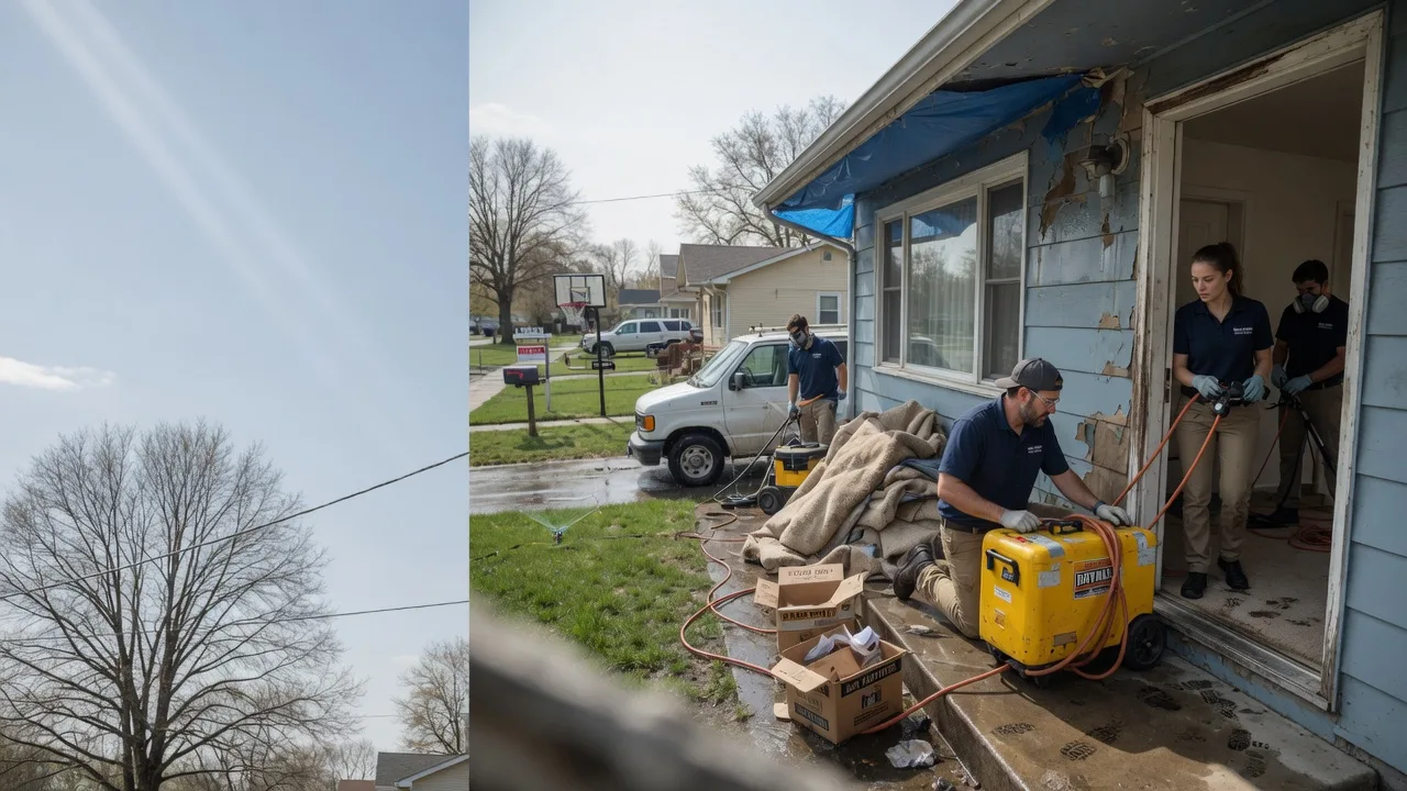 Basement Flood Cleanup in Bazine, KS near me